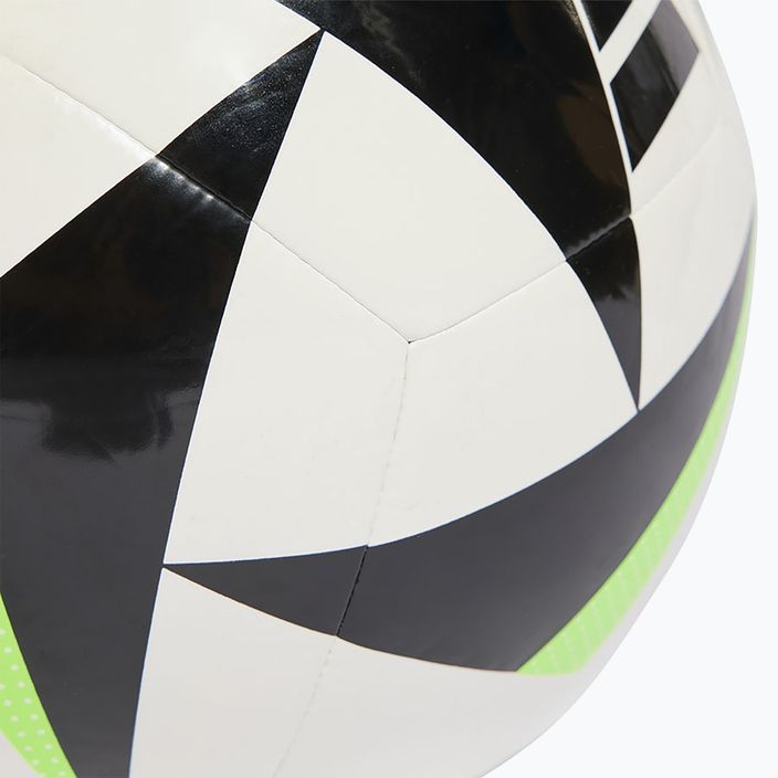 adidas Fussballiebe Club Fußball weiß/schwarz/solar grün Größe 5 4