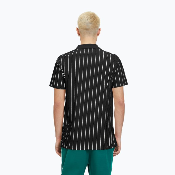 Poloshirt Herren FILA Luckenwalde black/bright white striped 3