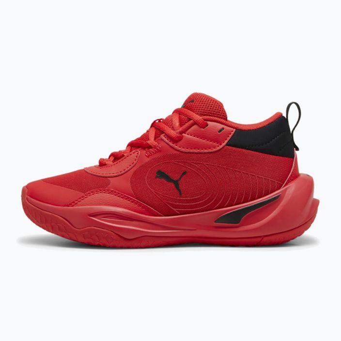 PUMA Playmaker Pro JR Kinder-Basketball-Schuhe für alle Zeit rot/puma schwarz 2