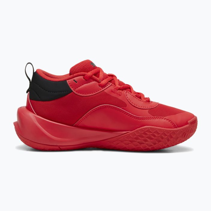 PUMA Playmaker Pro JR Kinder-Basketball-Schuhe für alle Zeit rot/puma schwarz 3