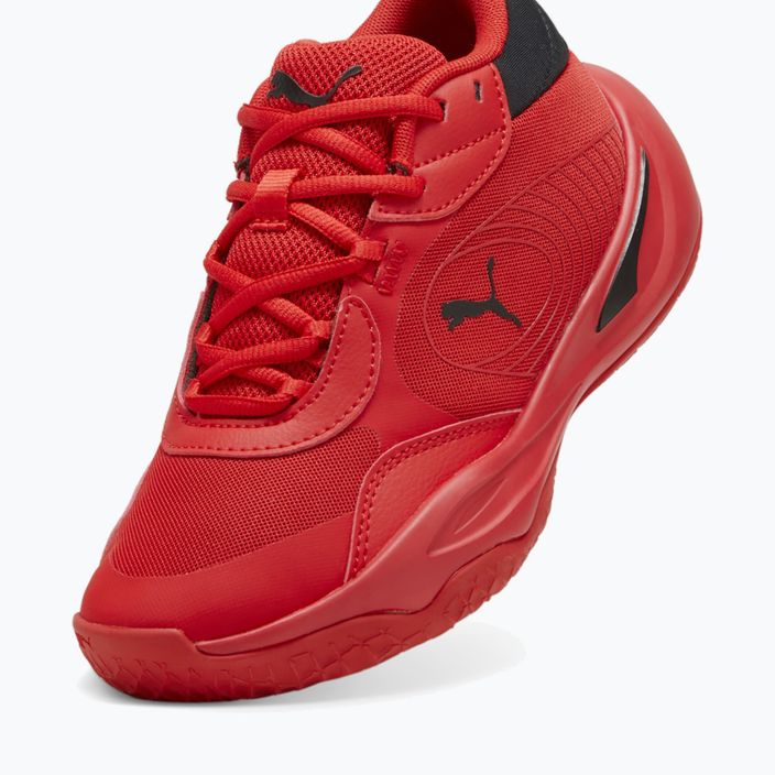 PUMA Playmaker Pro JR Kinder-Basketball-Schuhe für alle Zeit rot/puma schwarz 5