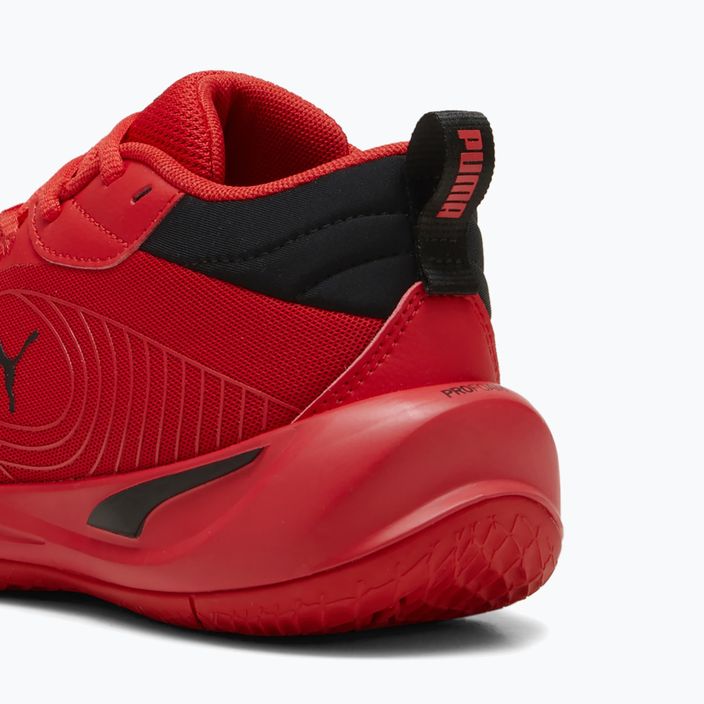 PUMA Playmaker Pro JR Kinder-Basketball-Schuhe für alle Zeit rot/puma schwarz 6