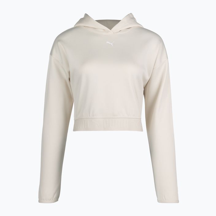 Damen Trainingssweatshirt PUMA Strong Power Fleece Hoodie Alpenschnee