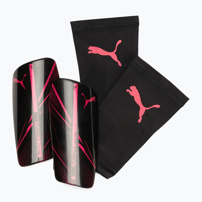 PUMA Attacanto Sleeve Schienbeinschoner puma schwarz/poison pink 2