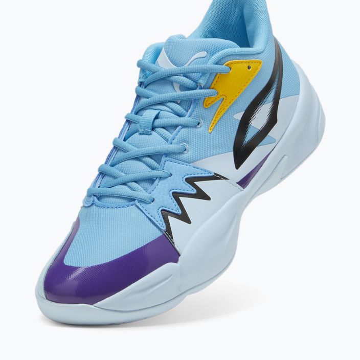 PUMA Genetics Herren Basketball Schuhe leuchtend blau/eisblau 12