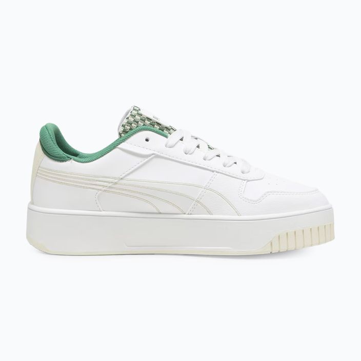 PUMA Carina Street Blossom Damenschuhe Puma Weiß/Zucker Mandel/Archiv Grün 2