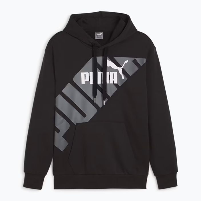 Herren PUMA Power Graphic Hoodie TR puma schwarz