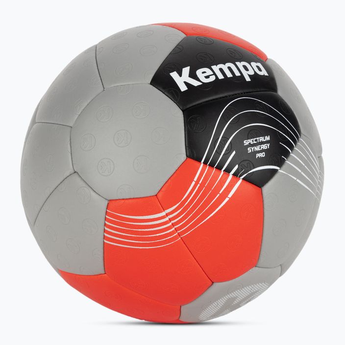 Kempa Spectrum Synergy Pro Handball grau/rot Größe 2 2