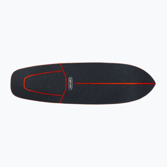 Surfskate Skateboard Carver C7 Raw 34" Kai Dragon 222 Complete blau-rot C11311143 4