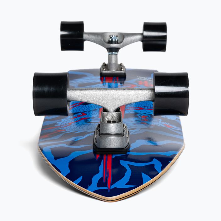 Surfskate Skateboard Carver C7 Raw 34" Kai Dragon 222 Complete blau-rot C11311143 5