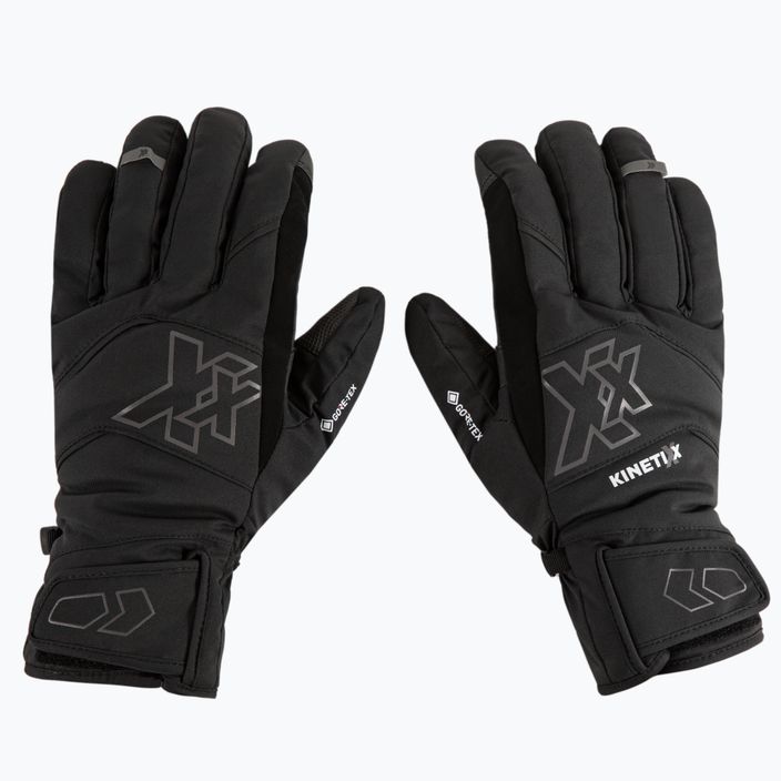 Men's KinetiXx Barny Ski Alpin Handschuhe Schwarz 7019-210-01 2