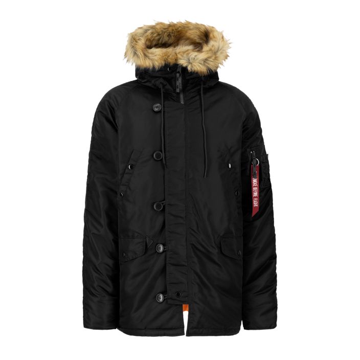 Alpha Industries Herrenjacke N-3B VF schwarz 2