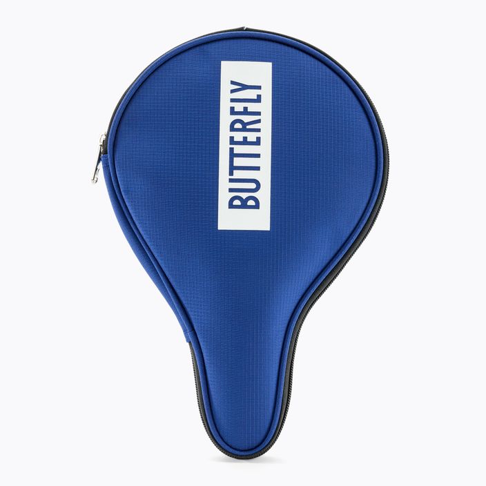 Tischtennisschlägerhülle Butterfly Logo blau