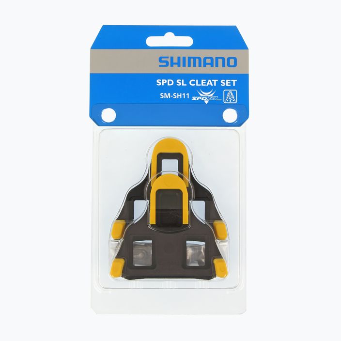 Shimano SMSH11 SPD-SL Pedalblöcke gelb Y42U98010 4
