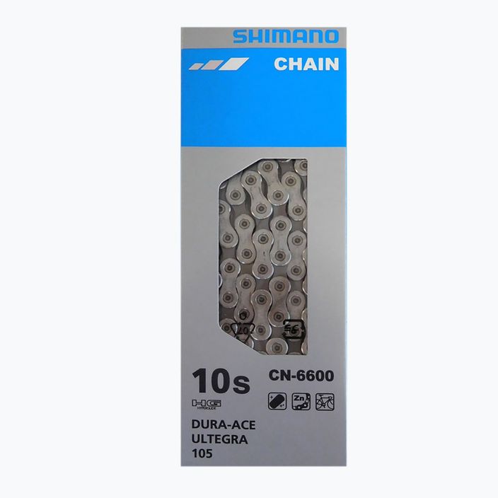 Shimano Kette CN-6600 10rz 114 Glieder silber ICN6600114I 2