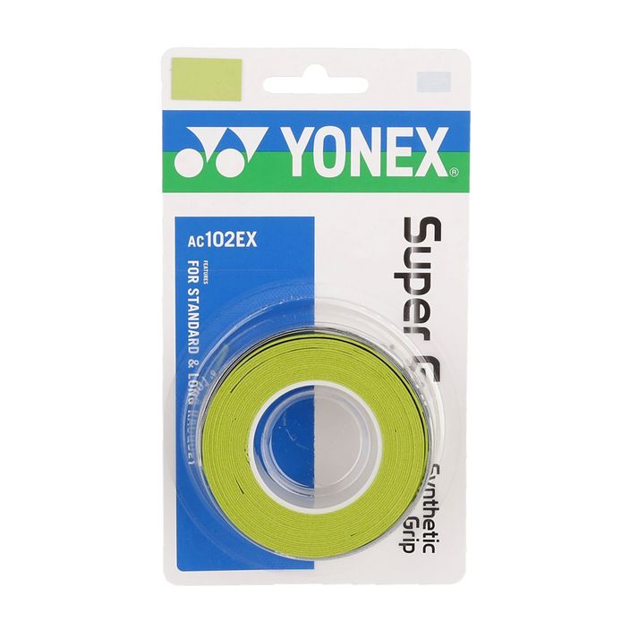 Badminton Schlägerhüllen YONEX AC 102 EX 3 Stück citrus grün 2