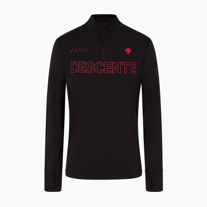 Herren-Ski-Sweatshirt Descente Descente 1/4 Zip 93 schwarz DWMUGB28 4