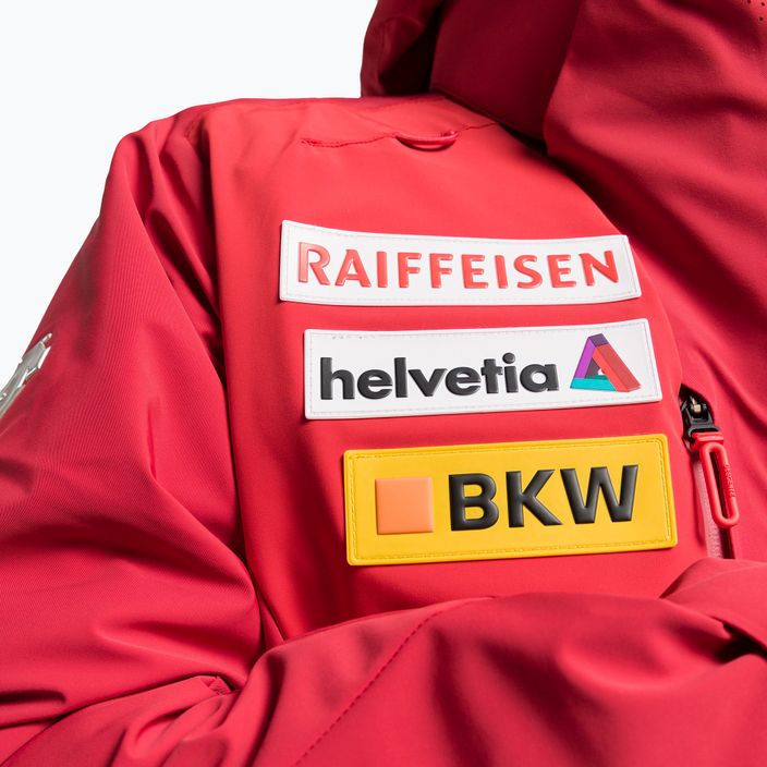 Skijacke Herren Descente Swiss National Team Replica 86 rot DWMUGK2 10