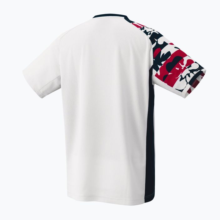 Herren-Tennisshirt YONEX Rundhalsausschnitt weiß CPM105043W 5