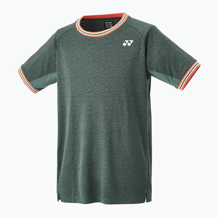 Herren-Tennisshirt YONEX 10560 Roland Garros Rundhalsausschnitt oliv