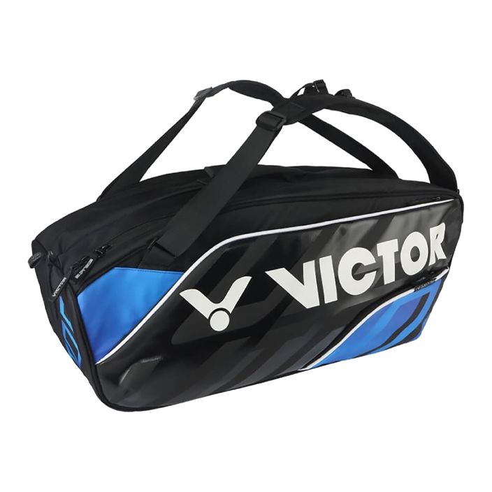 VICTOR Schlägertasche BR9213 schwarz/glänzend blau 2