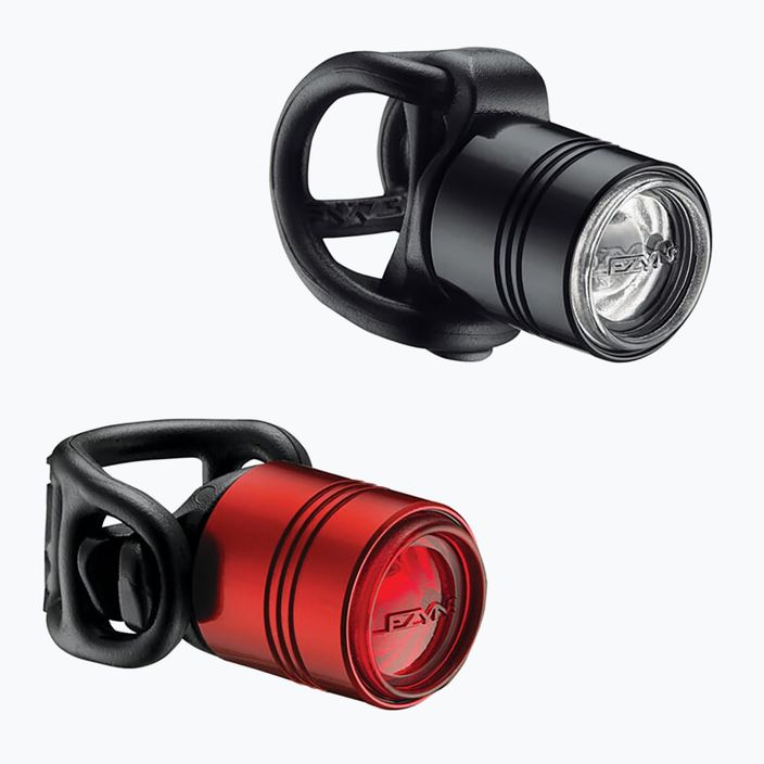 Satz Fahrradlampen Lezyne Femto Drive Pair black/red