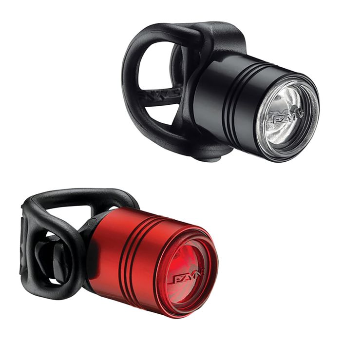 Satz Fahrradlampen Lezyne Femto Drive Pair black/red 2