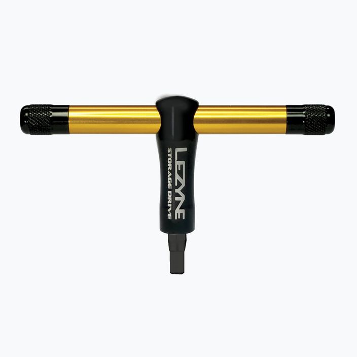 Fahrrad Schlüssel Werkzeug Lezyne Storage Drive black/gold 2