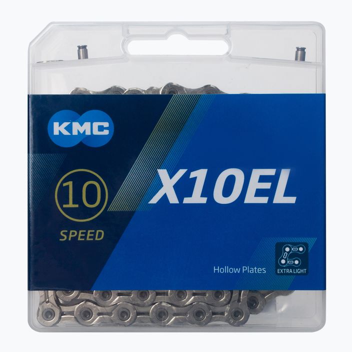 KMC X10 EL 10rz Kette 114 Glieder silber BX10ELN14