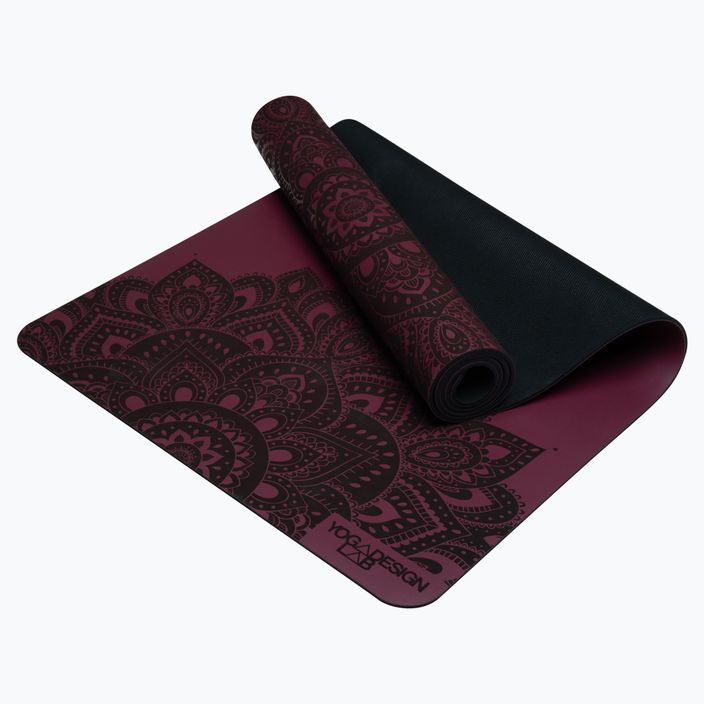 Yoga Design Lab Infinity Yoga-Matte 5 mm lila Mandala Burgund 6