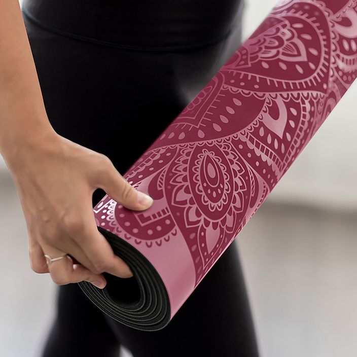 Yoga Design Lab Unendlichkeit Yoga-Matte 3 mm rosa Mandala Rose 7
