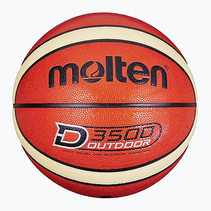 Molten Basketball B6D3500 orange/elfenbein Größe 6 4