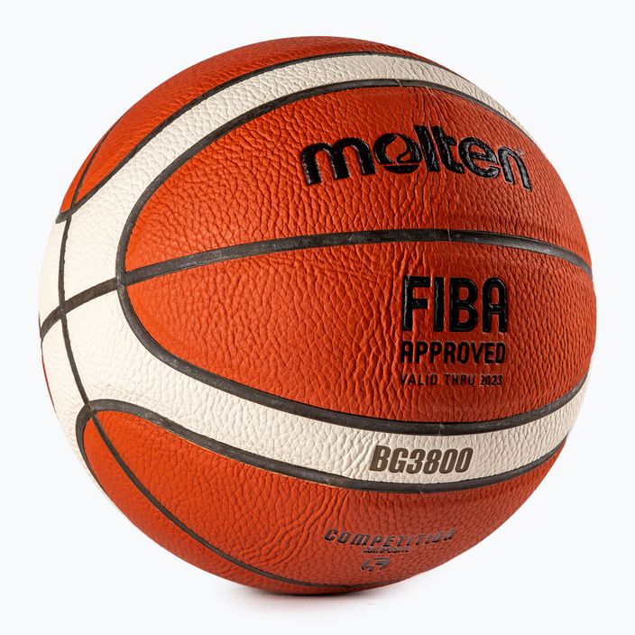 Geschmolzener FIBA-Basketball orange BG3800