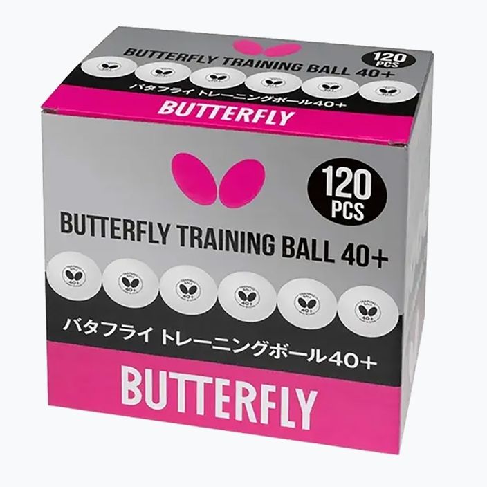 Butterfly Tischtennisbälle 120 Stück weiß. 2