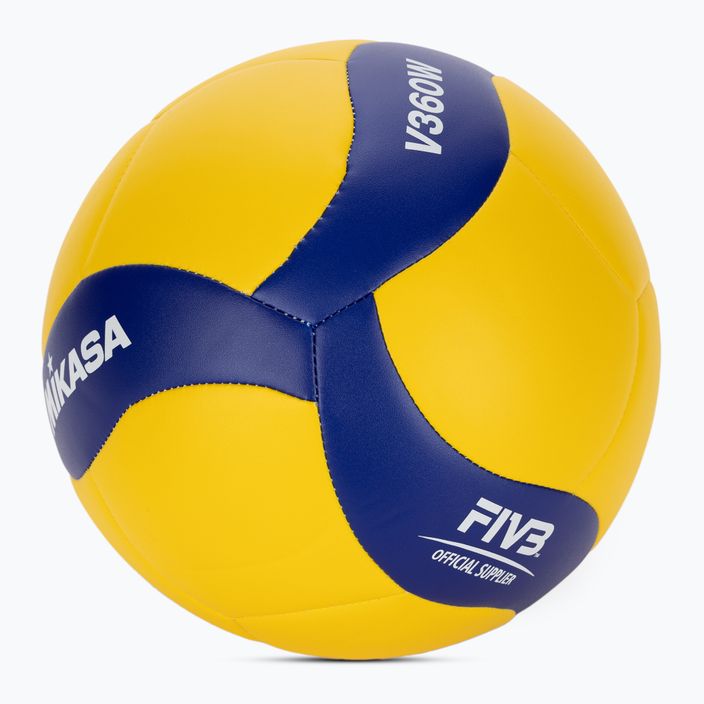 Mikasa Volleyball V360W gelb/blau Größe 5 2