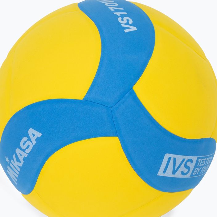 Mikasa Volleyball gelb und blau VS170W 4