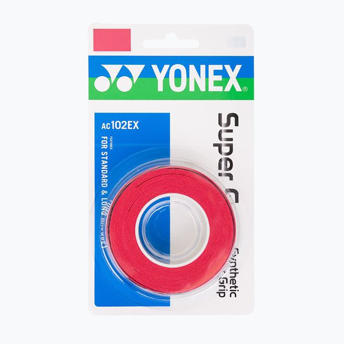 YONEX Badminton Schlägerhüllen 3 Stk. rot AC 102 EX