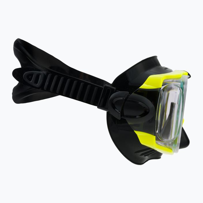 TUSA Sportmask Tauchmaske schwarz und gelb UM-31QB FY 3