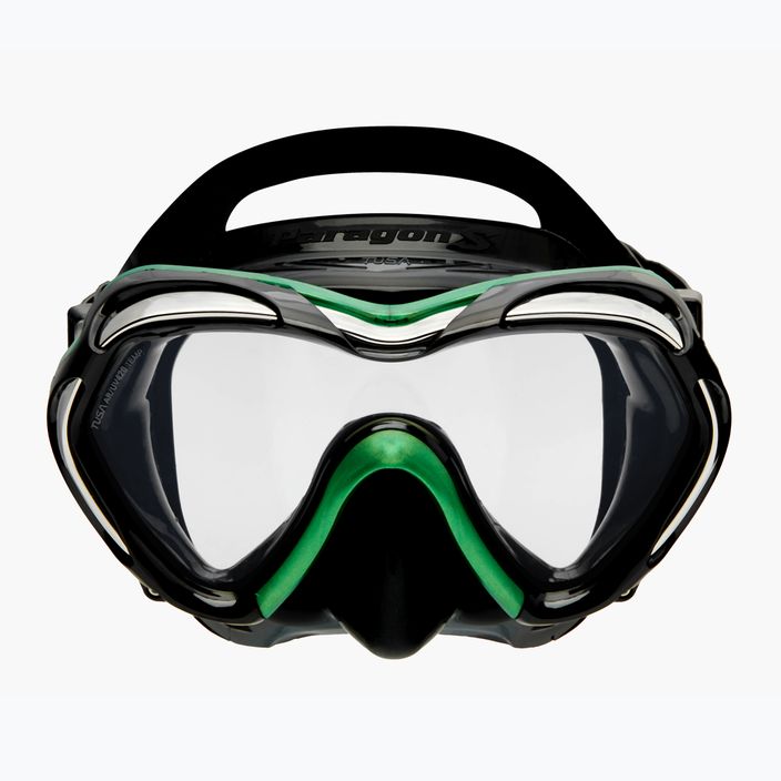 TUSA Paragon S Maske Tauchmaske grün M-1007 2