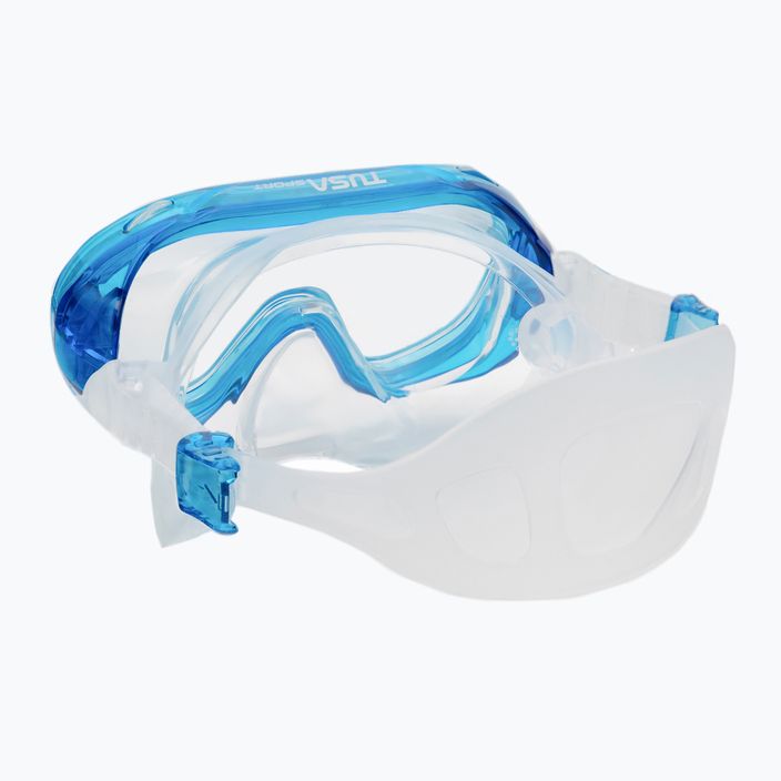 TUSA Tauchset Maske + Schnorchel blau UC-0211PCP 4