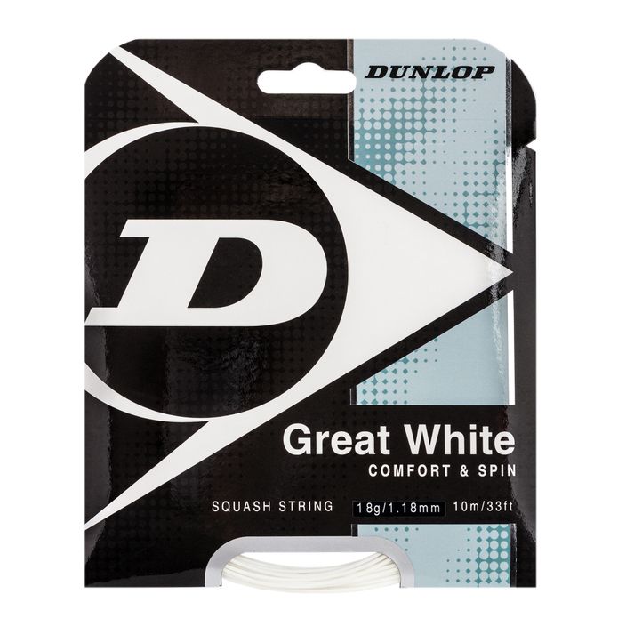 Dunlop Bio Great sq. 10 m Squash Saite weiß 624700 2