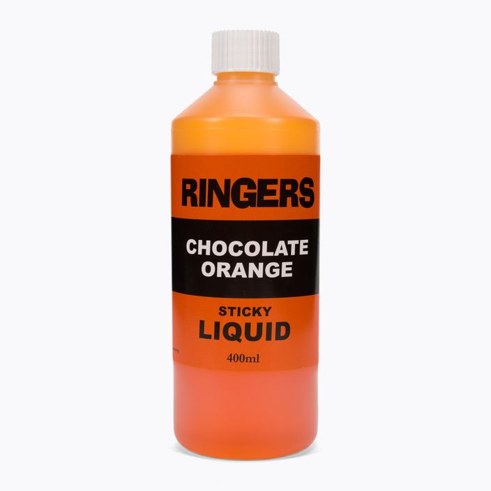 Köder Lockstoff Liquid Ringers Sticky Orange Chocolate 400 ml PRNG58