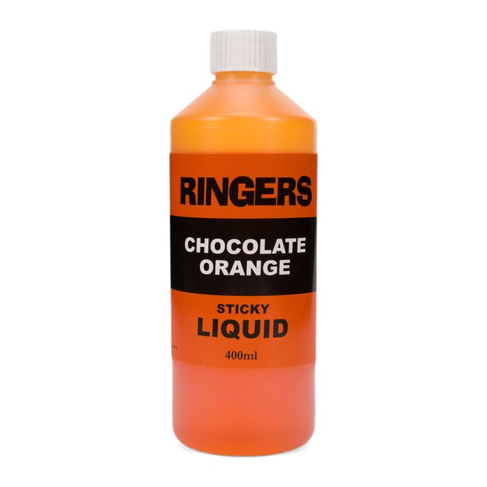 Köder Lockstoff Liquid Ringers Sticky Orange Chocolate 400 ml PRNG58 2