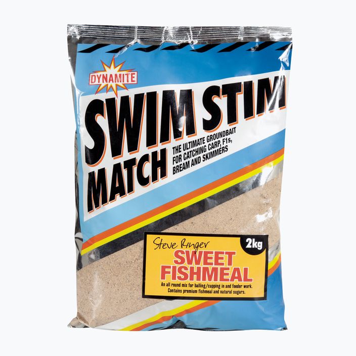 Dynamite Baits Swim Stim Match Sweet Fishmeal gelb ADY040006 Angelgrundköder