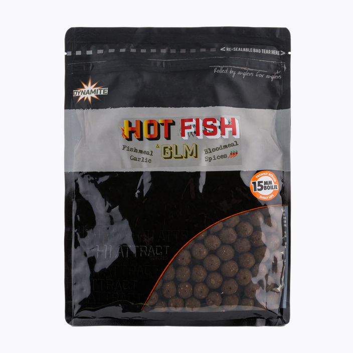 Dynamite Baits Hot Fish & GLM braune Karpfen Boilies ADY041008