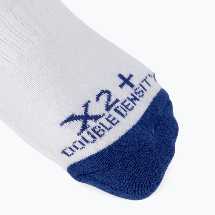 Karakal X2+ Knöchel Tennissocken weiß und marineblau KC532 3