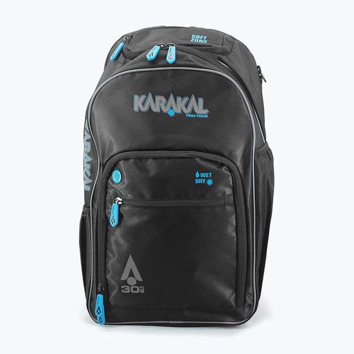 Squash-Rucksack Karakal Pro Tour 2.1 30 l schwarz/blau