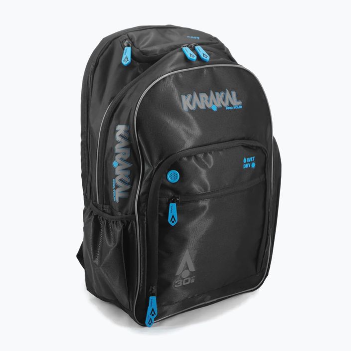 Squash-Rucksack Karakal Pro Tour 2.1 30 l schwarz/blau 2