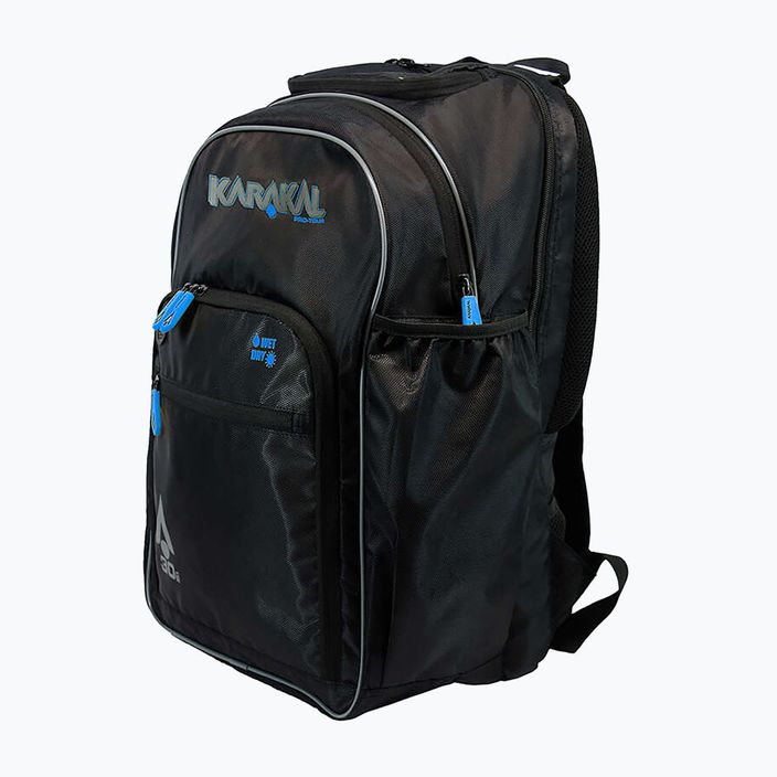 Squash-Rucksack Karakal Pro Tour 2.1 30 l schwarz/gelb 3