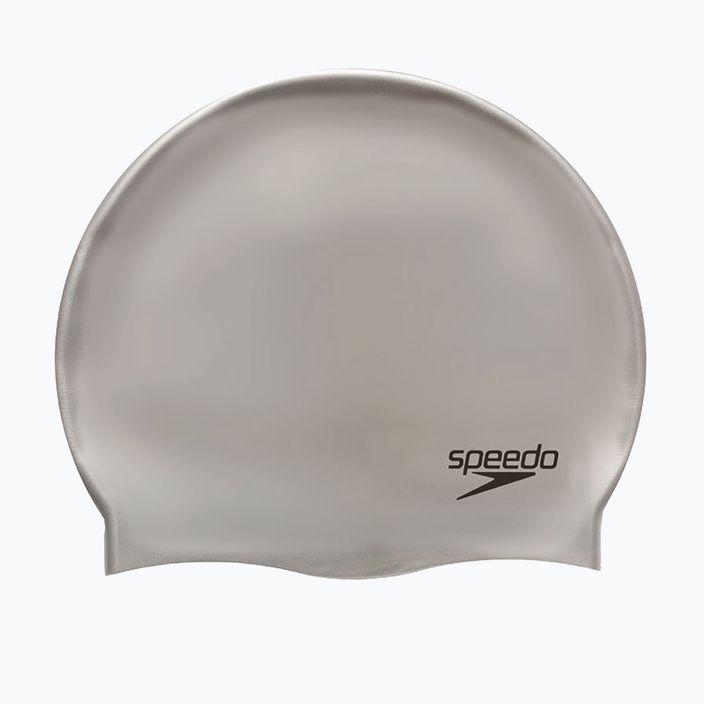 Speedo Plain Flat Silikonkappe grau 8-7099 2